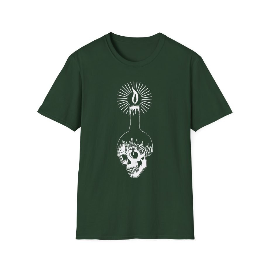 Mastodon Skull Candle Unisex Softstyle T-Shirt