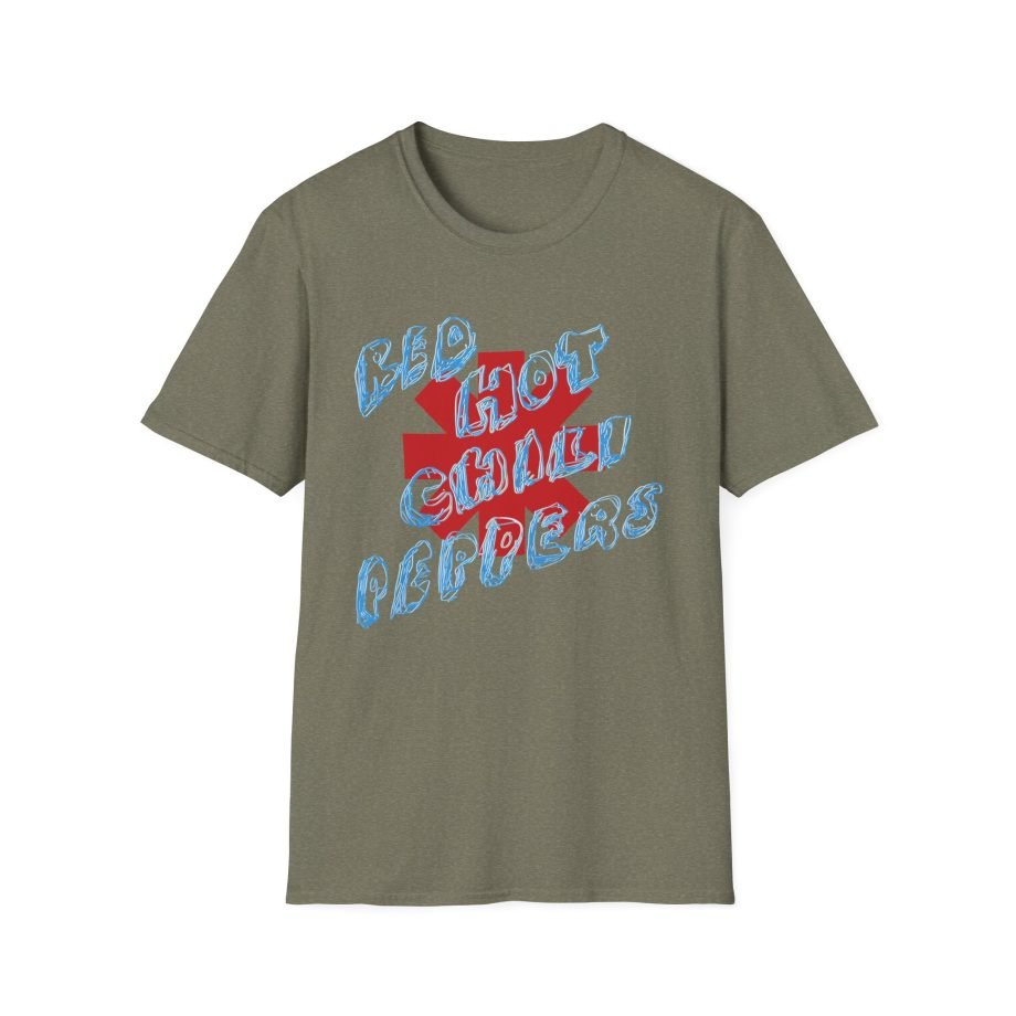 Red Hot Chili Peppers Scribbled Logo Unisex Softstyle T-Shirt