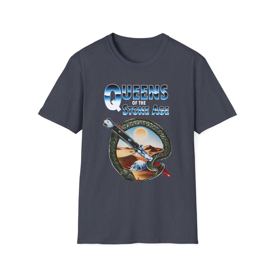 Queens of the Stone Age Qotsa Desert Skull Unisex Softstyle T-Shirt