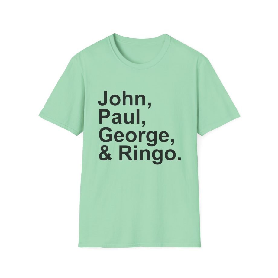 The Beatles John, Paul, George, Ringo Unisex Softstyle T-Shirt